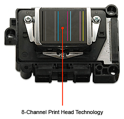 Đầu phun 8 màu máy in màu khổ lớn Epson