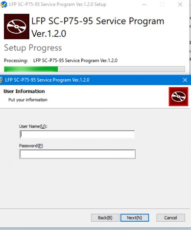 SC-P9500 Series/SC-P7500 Series Service Program download