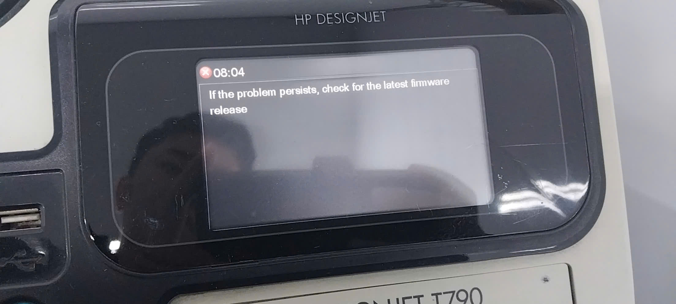 lỗi 08:04 HP DesignJet T790/T795